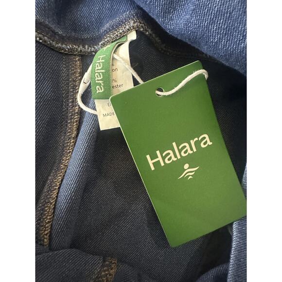 NWT Halara Flex High Waisted Crossover Pocket Washed Casual Jeans XL Petite - Picture 8 of 8
